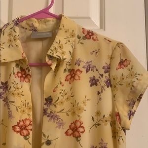 Vintage beautiful yellow dress